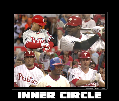 Phillies, Phillies Outside, inner circle, Howard, Utley, Rollins, Polanco, Ruiz